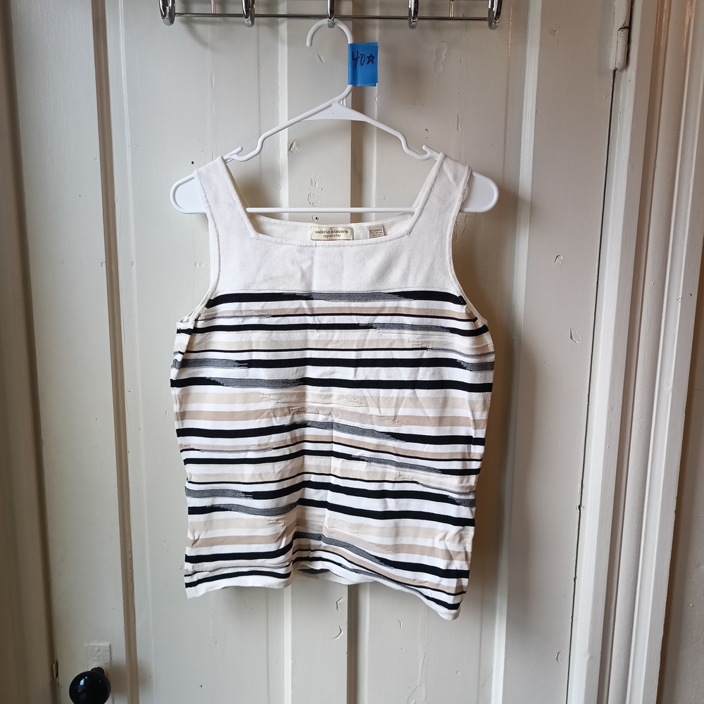 Striped Sleeveless Top